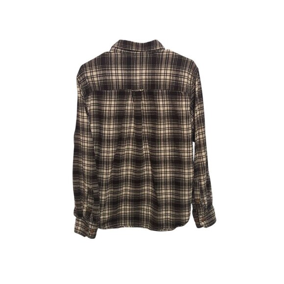 Woolrich Shirt Mens XL Trout Run Flannel Button Down Blue Plaid Cotton Outdoor - Picture 9 of 13